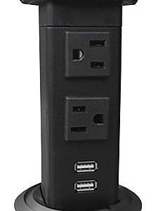 Pop-Up Power Station (2 Outlets, 2 USB)